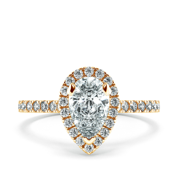 Nhẫn đính hôn Halo đai tấm NCH8301 2